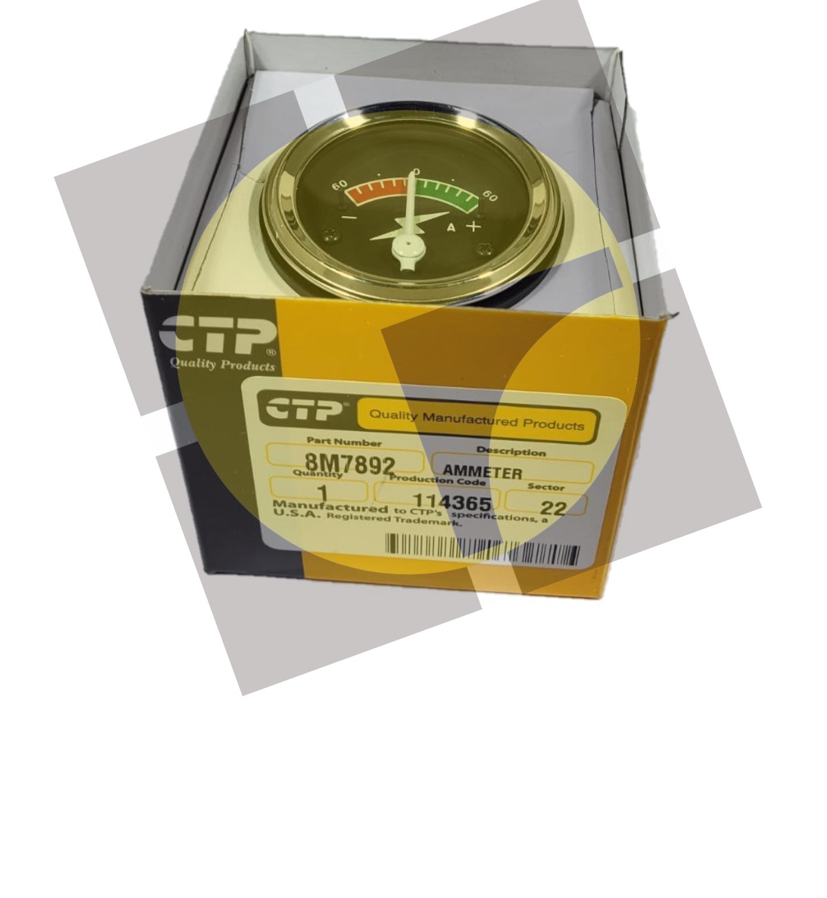 8M7892 STOKLARIMIZDA! - CTP AMPERMETRE (USA)